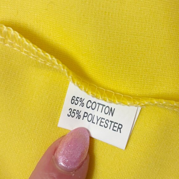 Backless yellow sleeveless mini dress size Medium - Picture 9 of 10